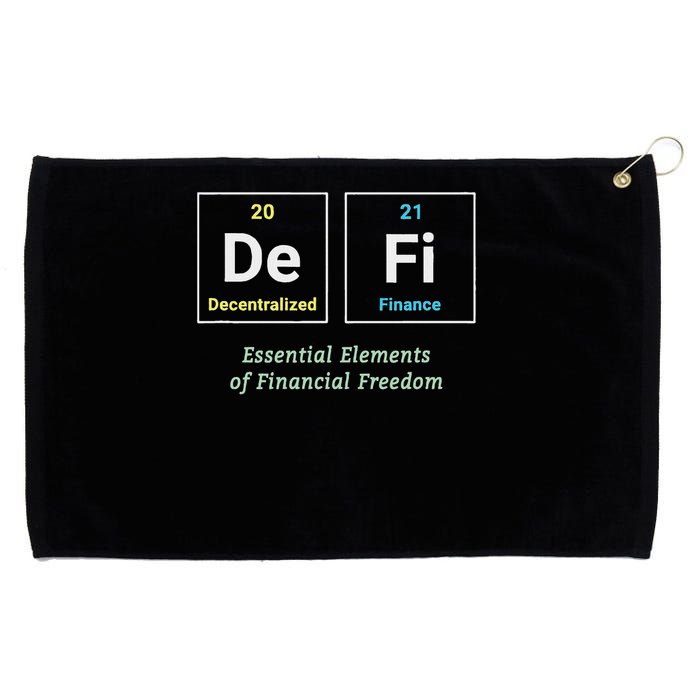 Decentralized Finance Decentralize Defi Blockchain Crypto Grommeted Golf Towel