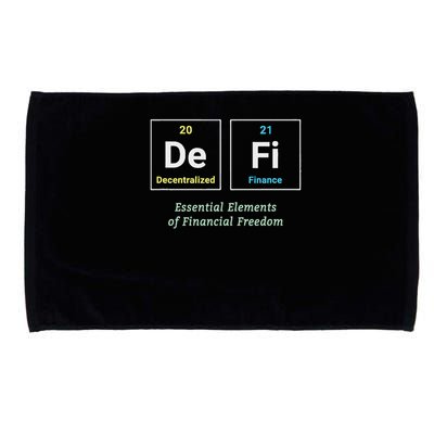 Decentralized Finance Decentralize Defi Blockchain Crypto Microfiber Hand Towel
