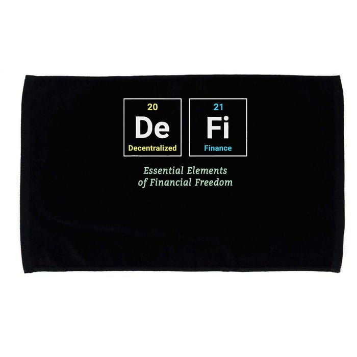 Decentralized Finance Decentralize Defi Blockchain Crypto Microfiber Hand Towel
