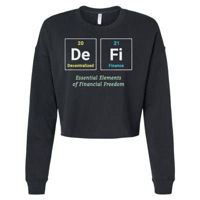 Decentralized Finance Decentralize Defi Blockchain Crypto Cropped Pullover Crew