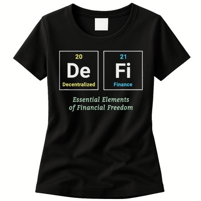Decentralized Finance Decentralize Defi Blockchain Crypto Womens T-Shirt