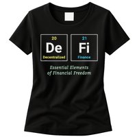 Decentralized Finance Decentralize Defi Blockchain Crypto Womens T-Shirt