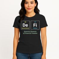 Decentralized Finance Decentralize Defi Blockchain Crypto Womens T-Shirt