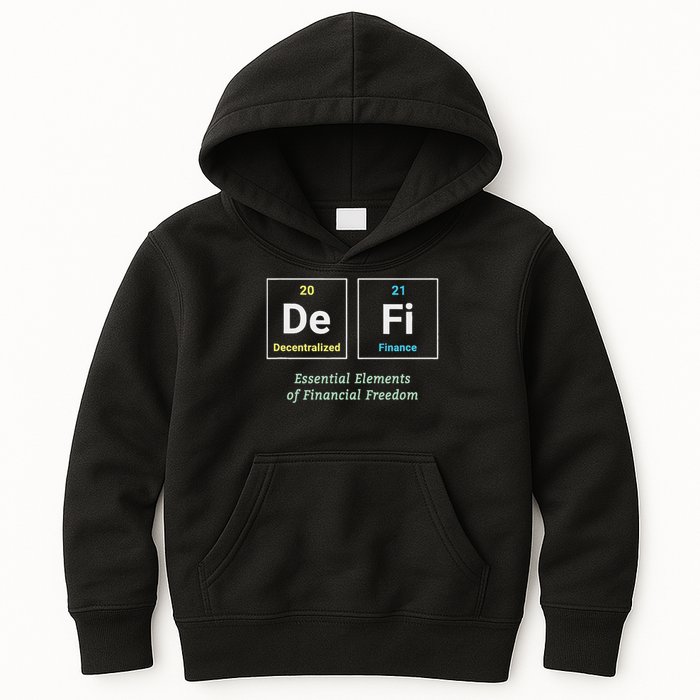 Decentralized Finance Decentralize Defi Blockchain Crypto Kids Hoodie