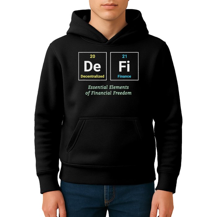 Decentralized Finance Decentralize Defi Blockchain Crypto Kids Hoodie