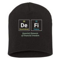 Decentralized Finance Decentralize Defi Blockchain Crypto Short Acrylic Beanie