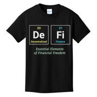 Decentralized Finance Decentralize Defi Blockchain Crypto Kids T-Shirt