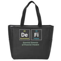 Decentralized Finance Decentralize Defi Blockchain Crypto Zip Tote Bag
