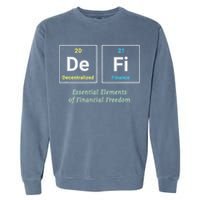 Decentralized Finance Decentralize Defi Blockchain Crypto Garment-Dyed Sweatshirt