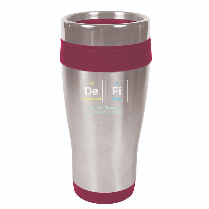 Decentralized Finance Decentralize Defi Blockchain Crypto 16oz Travel Tumbler