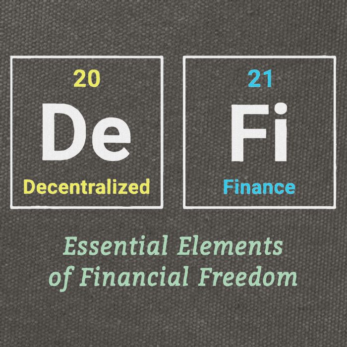 Decentralized Finance Decentralize Defi Blockchain Crypto Cotton Canvas Backpack