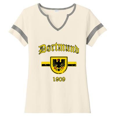 Dortmund Fan Design Ultra Gift 1909 Ladies Halftime Notch Neck Tee