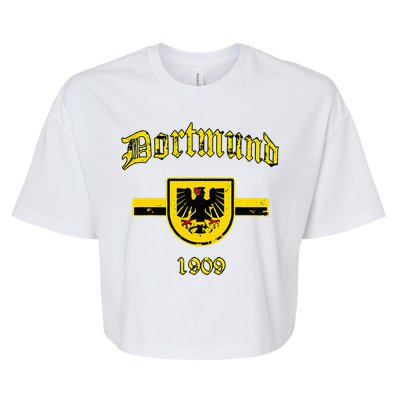 Dortmund Fan Design Ultra Gift 1909 Bella+Canvas Jersey Crop Tee