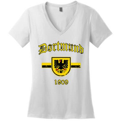 Dortmund Fan Design Ultra Gift 1909 Women's V-Neck T-Shirt