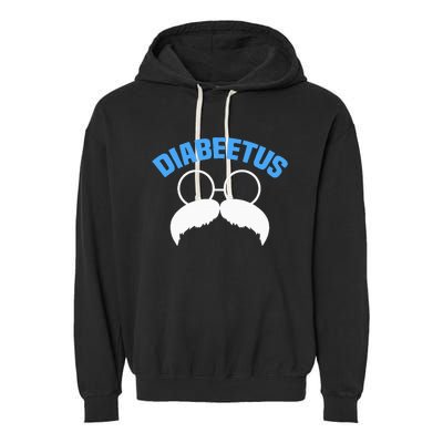 Diabeetus Funny Diabetes Awareness Diabetic Beard Garment-Dyed Fleece Hoodie