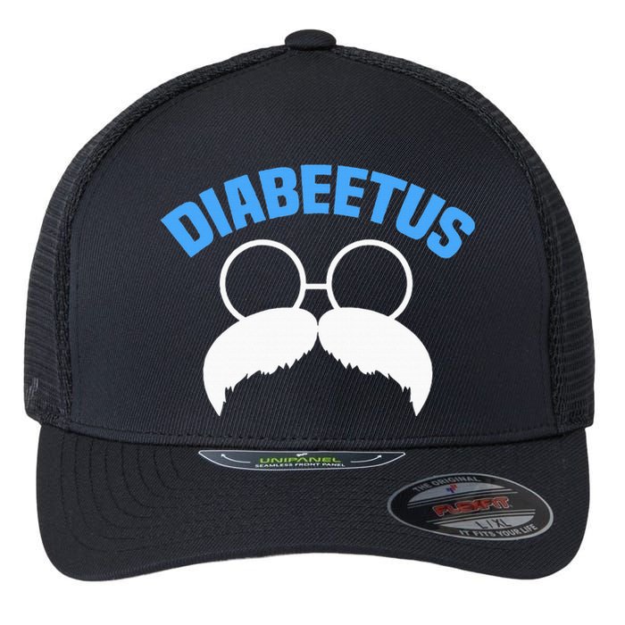 Diabeetus Funny Diabetes Awareness Diabetic Beard Flexfit Unipanel Trucker Cap