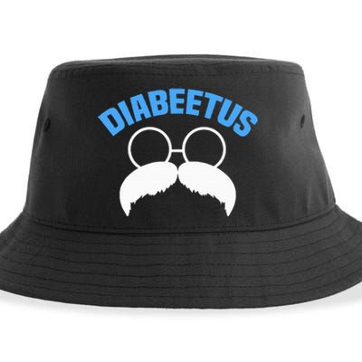 Diabeetus Funny Diabetes Awareness Diabetic Beard Sustainable Bucket Hat