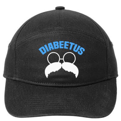 Diabeetus Funny Diabetes Awareness Diabetic Beard 7-Panel Snapback Hat