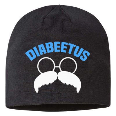 Diabeetus Funny Diabetes Awareness Diabetic Beard Sustainable Beanie