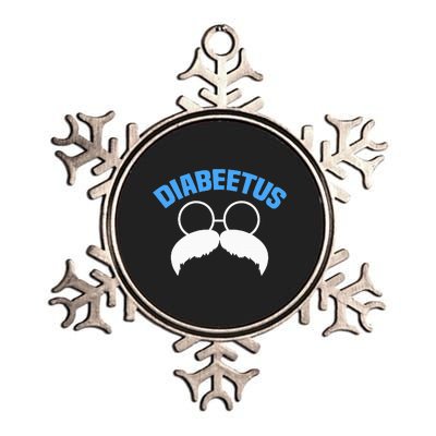 Diabeetus Funny Diabetes Awareness Diabetic Beard Metallic Star Ornament