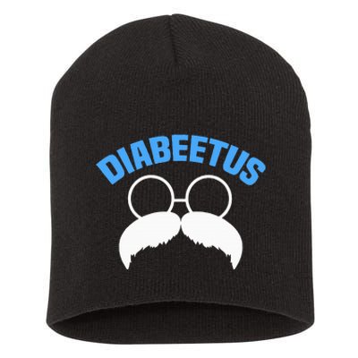 Diabeetus Funny Diabetes Awareness Diabetic Beard Short Acrylic Beanie