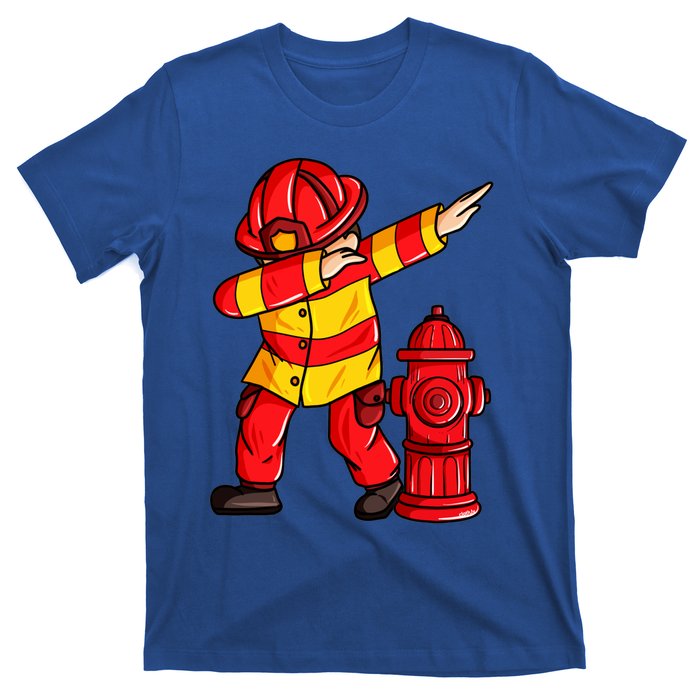 Dabbing Firefighter Dab Fire Gift Great Gift T-Shirt