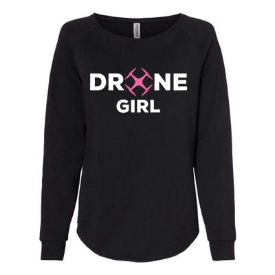 Drone Funny Drone Pilot Flying Drones Cute Gift Womens California Wash Sweatshirt