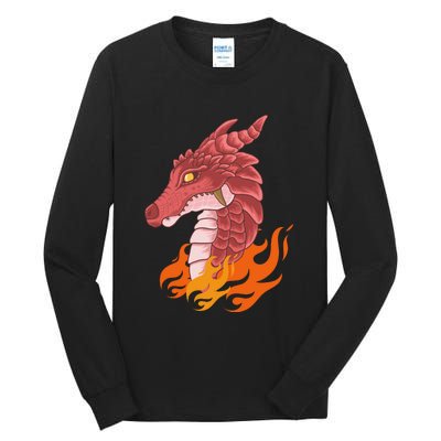 Dragon Fire Tall Long Sleeve T-Shirt