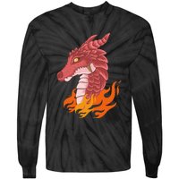 Dragon Fire Tie-Dye Long Sleeve Shirt