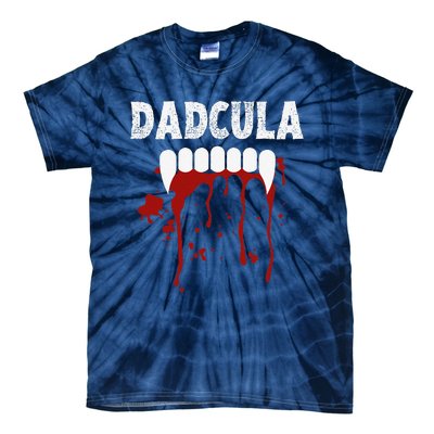 Dadcula Funny Dad Halloween Costume Spooky Season Scary Cute Tie-Dye T-Shirt