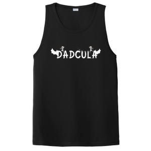 Dadcula Funny Dad Halloween Costume Spooky Season Scary Gift PosiCharge Competitor Tank