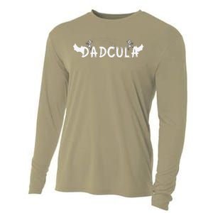 Dadcula Funny Dad Halloween Costume Spooky Season Scary Gift Cooling Performance Long Sleeve Crew