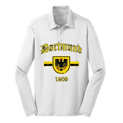 Dortmund Fan Design Ultra Gift 1909 Silk Touch Performance Long Sleeve Polo