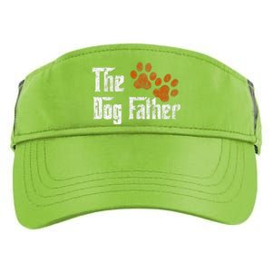 DogFather Funny Dad Daddy Papa Pops Fathers Day Gift Idea Gift Adult Drive Performance Visor