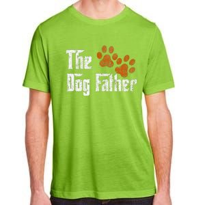 DogFather Funny Dad Daddy Papa Pops Fathers Day Gift Idea Gift Adult ChromaSoft Performance T-Shirt