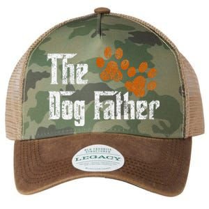 DogFather Funny Dad Daddy Papa Pops Fathers Day Gift Idea Gift Legacy Tie Dye Trucker Hat