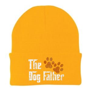 DogFather Funny Dad Daddy Papa Pops Fathers Day Gift Idea Gift Knit Cap Winter Beanie