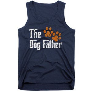 DogFather Funny Dad Daddy Papa Pops Fathers Day Gift Idea Gift Tank Top