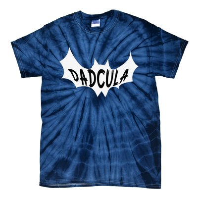 Dadcula Funny Dad Halloween Costume Spooky Season Scary Tie-Dye T-Shirt