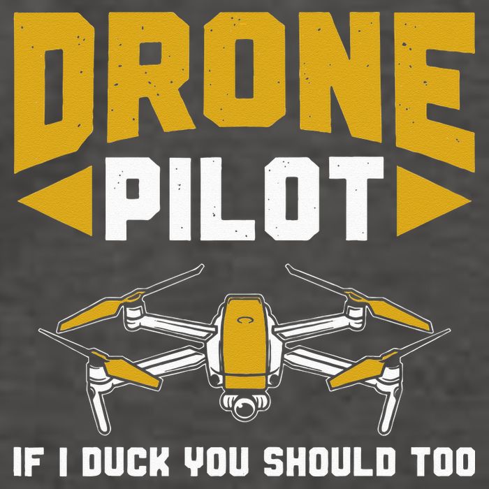Drone Funny Drone Pilot If I Duck You Should Too Drone Pilot Vector Backpack