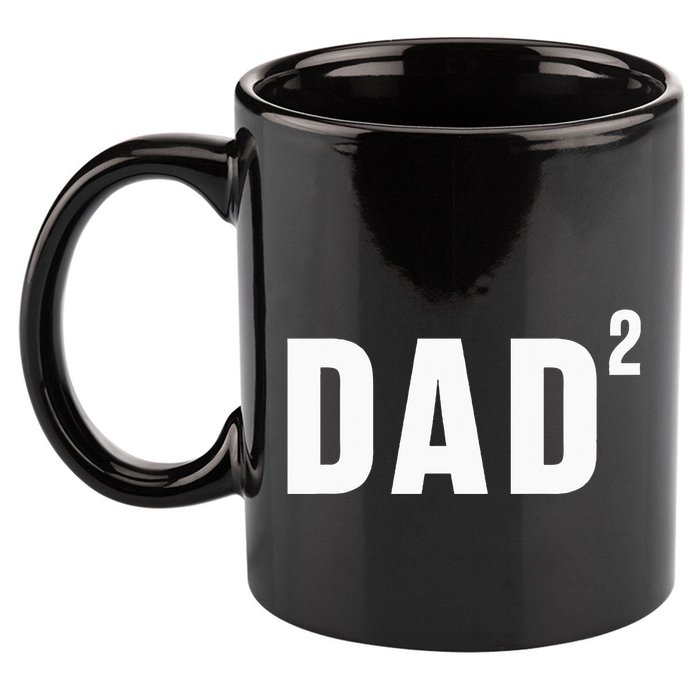 Dad Fathers Day 2 Pregnancy Announcement Second Baby 11oz C Handle Ceramic Mug