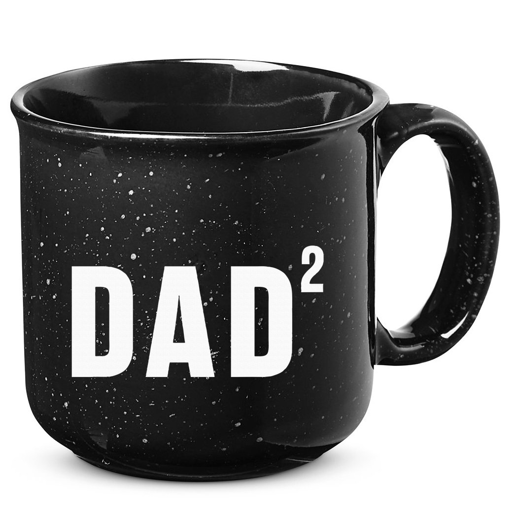 Dad Fathers Day 2 Pregnancy Announcement Second Baby 15oz Campfire Ceramic Mug