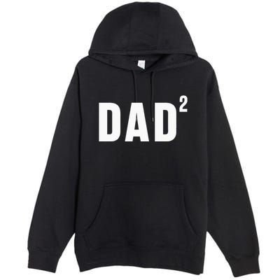 Dad Fathers Day 2 Pregnancy Announcement Second Baby Premium Pullover Hoodie