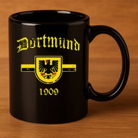 Dortmund Fan Design Ultra Gift 1909 11oz C Handle Ceramic Mug