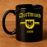 Dortmund Fan Design Ultra Gift 1909 11oz C Handle Ceramic Mug