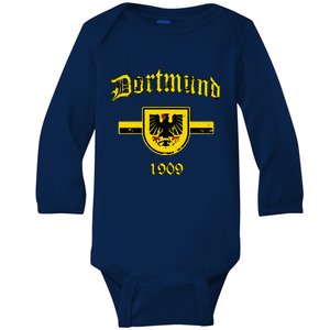 Dortmund Fan Design Ultra Gift 1909 Baby Long Sleeve Bodysuit