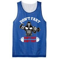 Don't Fart Don't Fart Bodybuilding Gym Fitness Muscle Gift Mesh Reversible Basketball Jersey Tank