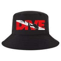 Dive Flag Diver Down Aquaholic Scuba Diving Ocean Life Cool Comfort Performance Bucket Hat