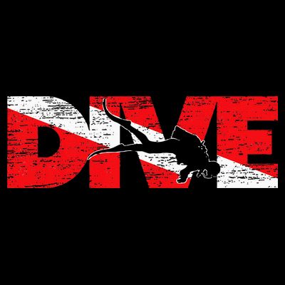 Dive Flag Diver Down Aquaholic Scuba Diving Ocean Life T-Shirt