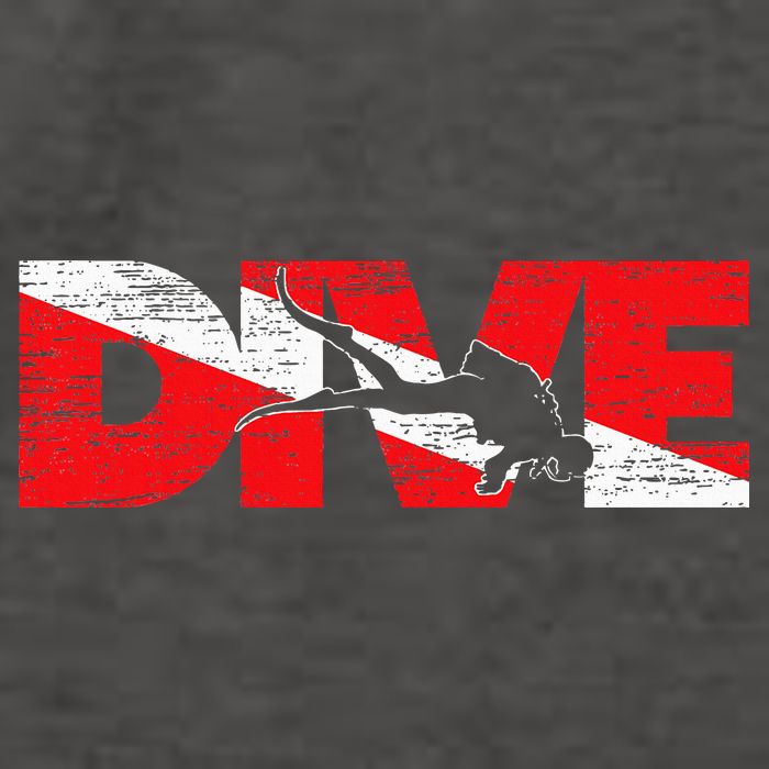 Dive Flag Diver Down Aquaholic Scuba Diving Ocean Life Vector Backpack